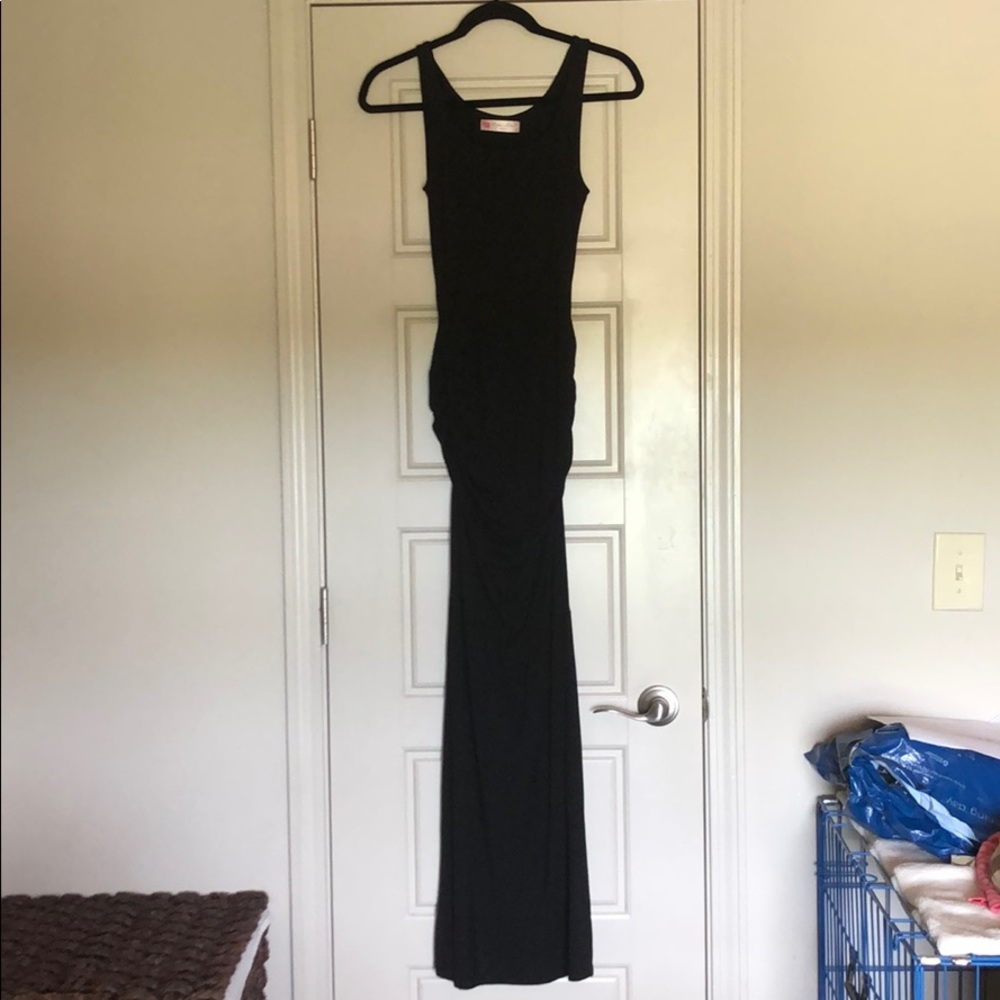Black Fitted Maxi Dress